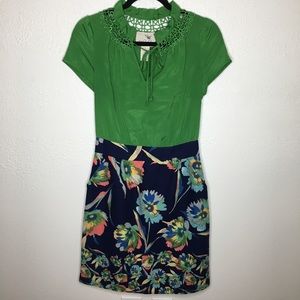 Anthropologie Tabitha Elland Lace Embroidered Dress 6